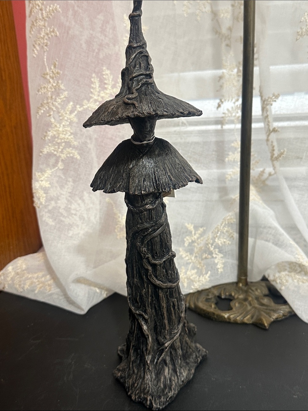 Hallow’s Eve Halloween tree witch decor